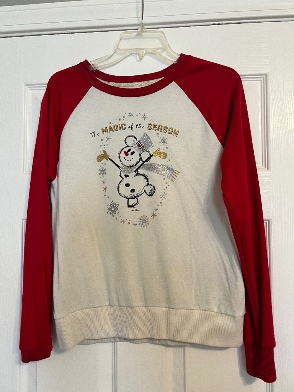 Disney Parks The Magic Of The Season Snowman Long Sleeve